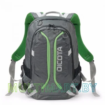 Рюкзак Dicota Active 14-15.6 (grey/lime)